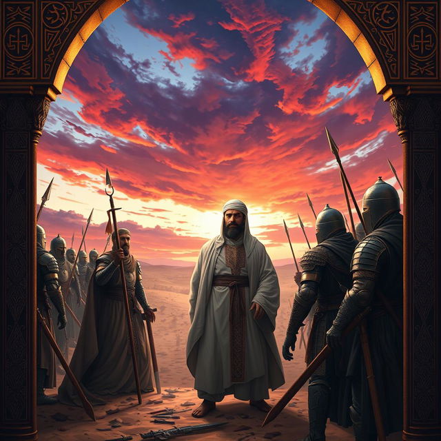 A dramatic reinterpretation of the Martyrdom of Ali ibn Imam Muhammad Baqir, depicting him in a historical and religious context