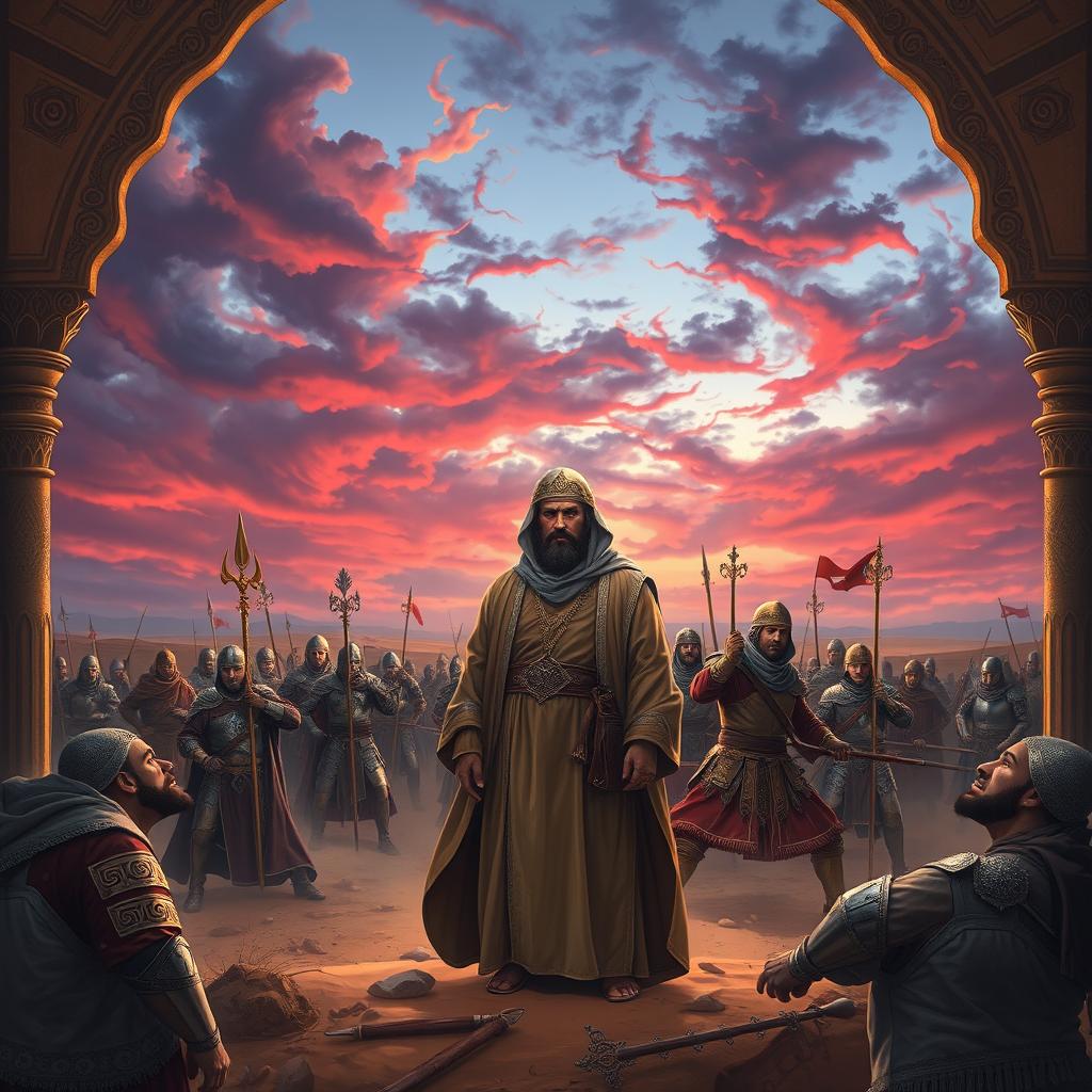 A dramatic reinterpretation of the Martyrdom of Ali ibn Imam Muhammad Baqir, depicting him in a historical and religious context