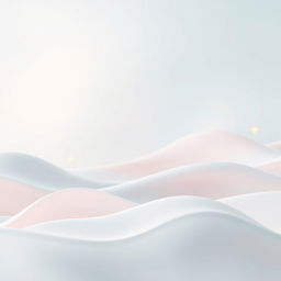A serene and minimalistic scene featuring an abstract representation of chaos in a simplistic form