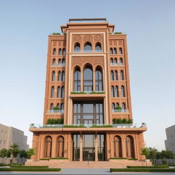 A 20-story tower designed as a groundbreaking architectural structure inspired by Qajar architecture