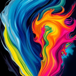 An artwork inspired by the original style, emphasizing vibrant and lively colors reminiscent of the original piece
