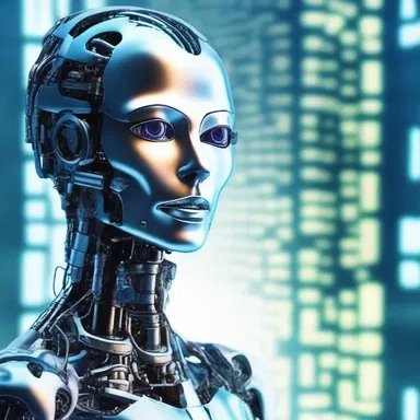 In the science fiction story, 'AI' is used as an abbreviation for 'artificial intelligence'.
