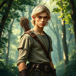A stunning fantasy book cover inspired by Greek mythology, featuring a character who is the son of Apollo