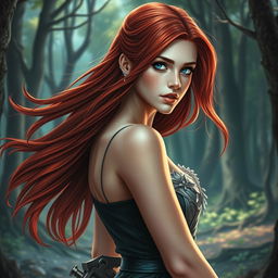 A fantasy book cover featuring a stunning 17-year-old female character, the daughter of Aphrodite