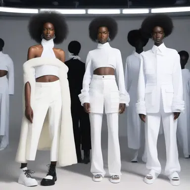 The designer shocked the fashion world by creating a collection inspired by the concept of abdicating societal norms and expectations.