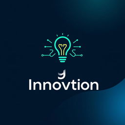 A modern, sleek logo design representing digital innovation