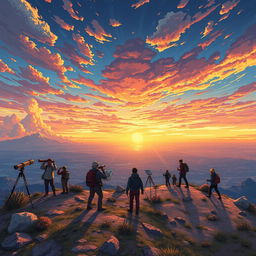 A stunning illustration depicting exploration on a flat Earth