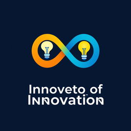 An impactful and modern logo representing the concept of innovation