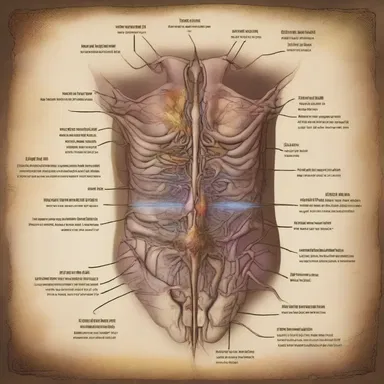 In the mystical land of Eldoria, the power of the abdominal nerve plexus is sought after by sorcerers to unlock treasures hidden within.