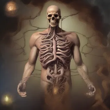 In the mystical land of Eldoria, the power of the abdominal nerve plexus is sought after by sorcerers to unlock treasures hidden within.