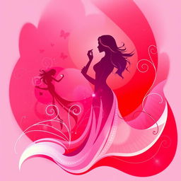 An artistic interpretation of an abstract adult-themed concept, featuring vibrant colors, flowing shapes, and suggestive silhouettes that evoke sensuality and allure without depicting explicit content