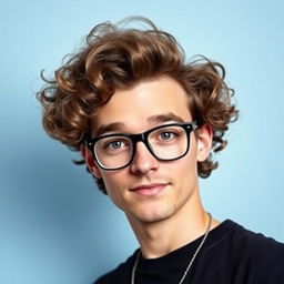 A digitally edited portrait featuring a person with a different face instead of the original