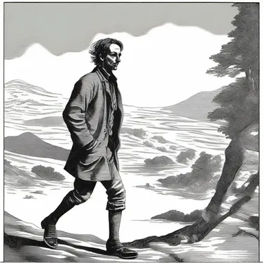The novel described a harrowing journey where the protagonist had to endure a treacherous terrain, injuring his abdomen and urinary bladder, leading to an abdominovesical infection.