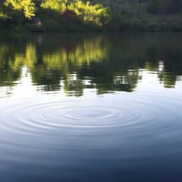 A serene reflection in calm water, symbolizing inner truth and alignment with oneself