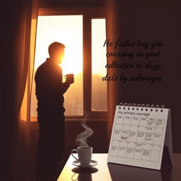 A heartfelt and inspiring visual representation of ordinary courage reflected in daily determination