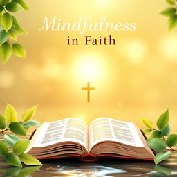 A book cover design for a Christian mindfulness theme