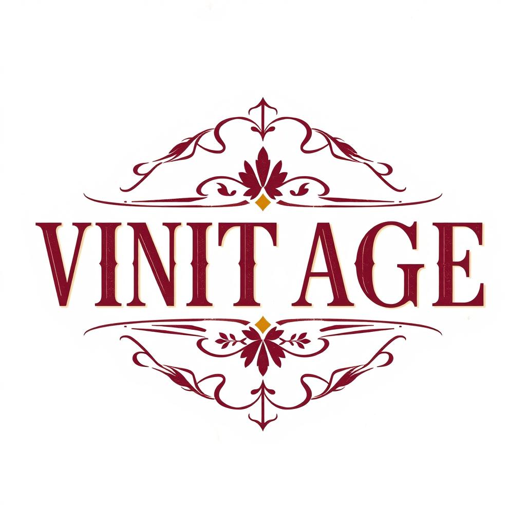 A logo design featuring the word 'VINTAGE' prominently placed above the word 'AVELEDAS'