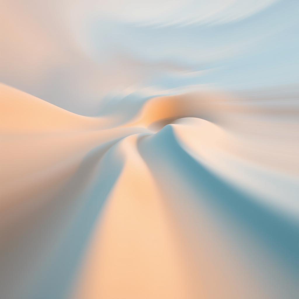 A visually stunning image featuring a dynamic shot with motion blur effects, incorporating light brown and light blue color textures that blend seamlessly together