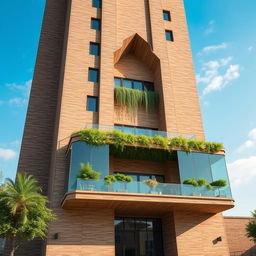 A stunning, visually captivating 20-story tower with a bold modern structure that harmonizes with the historical magnificence of Isfahan's Ali Qapu palace