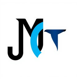 A modern and stylish logo design for the initials 'MJ', incorporating a sleek and contemporary font