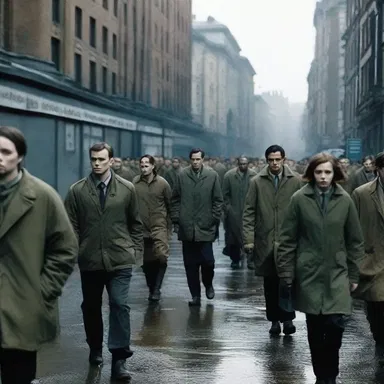 The movie portrays a dystopian society where aberrancy is embraced.