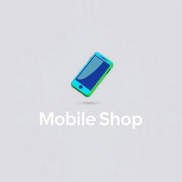 A modern and sleek logo design for a mobile phone store