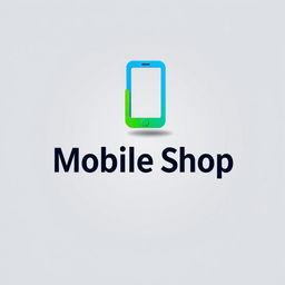A modern and sleek logo design for a mobile phone store