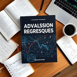 A collection of books on regression methods, prominently featuring a comprehensive text on statistical analysis