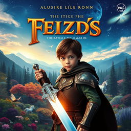 A captivating movie poster design featuring an adventurous fantasy theme