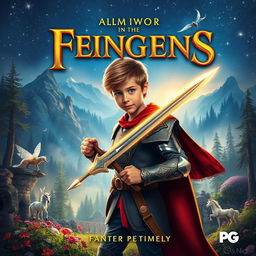 A captivating movie poster design featuring an adventurous fantasy theme