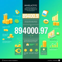 This image showcases a detailed and vibrant infographic featuring the number 894000
