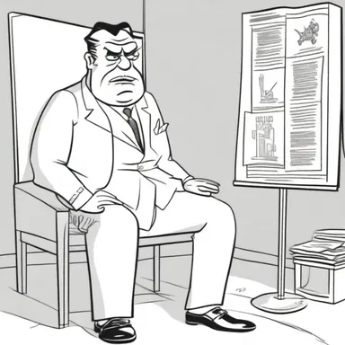 In the cartoon, the character's plans for world domination were put in abeyance when the hero thwarted his evil scheme.