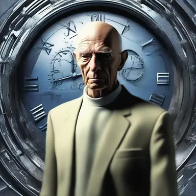 In the science fiction novel, the protagonist discovers a way to put time in abeyance, effectively stopping the aging process.