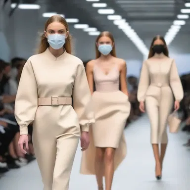 During the COVID-19 pandemic, the fashion industry experienced a period of abeyance as fashion shows and events were postponed or cancelled.