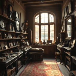 An old antique shop filled with vintage treasures