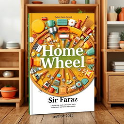 A book cover design for the title "Home Wheel" by Sir Faraz, published in 2025