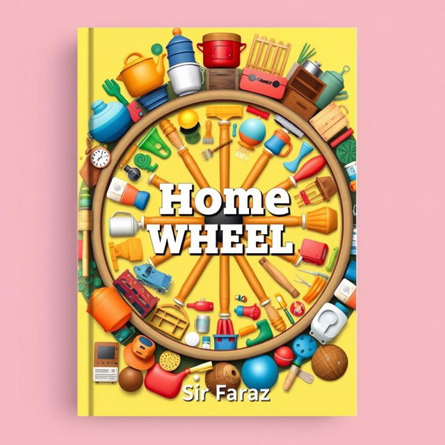 A book cover design for the title "Home Wheel" by Sir Faraz, published in 2025