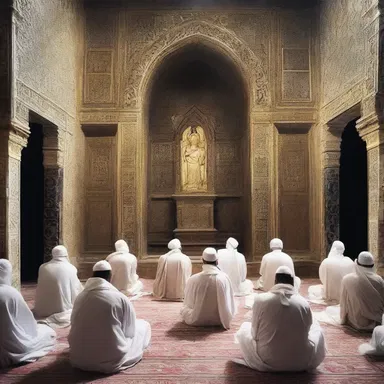 The abhorrent act of desecrating a sacred place deeply offended the religious community.