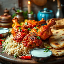 An enticing Indian Tandoori chicken dish