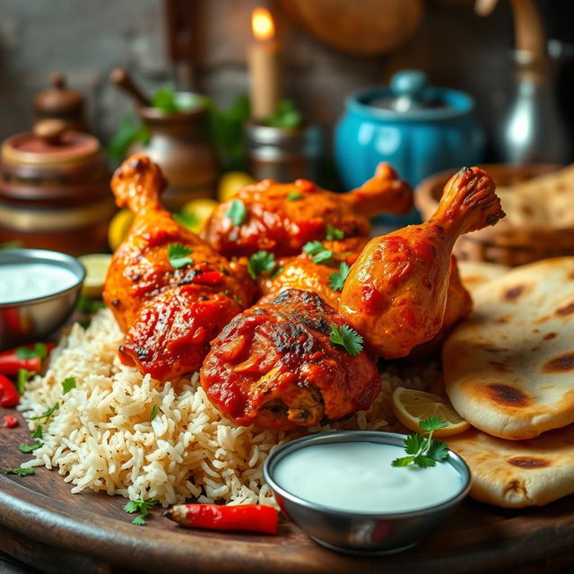 An enticing Indian Tandoori chicken dish