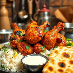 An enticing Indian Tandoori chicken dish