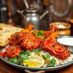 An enticing Indian Tandoori chicken dish