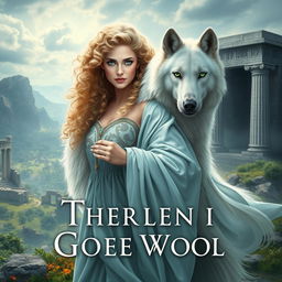 An enchanting book cover for a fantasy novel rooted in Greek mythology