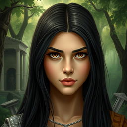 A fantasy book cover featuring a 17-year-old girl who is the daughter of Athena