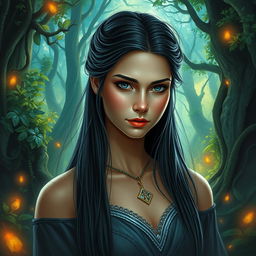 A fantasy book cover depicting a stunning 17-year-old girl, the daughter of Athena