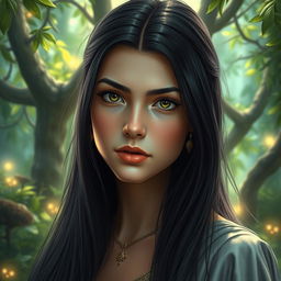 A fantasy book cover depicting a stunning 17-year-old girl, the daughter of Athena