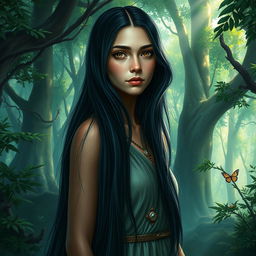 A fantasy book cover featuring a 17-year-old girl, the daughter of Athena