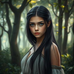 A fantasy book cover featuring a 17-year-old girl who is the daughter of Athena