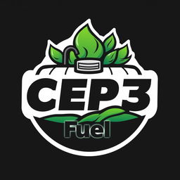 A bold and eye-catching logo featuring the text 'CEP3 Fuel' prominently displayed alongside an illustration of a fuel tank