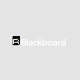 A high-resolution depiction of the Blackboard logo, featuring the distinctive black and white design